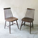 Paire de chaises scandinaves