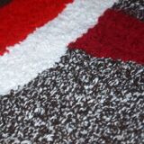 Tapis Contemporain ORA Hooked en Laine (73cm x 143cm), Édition Unique