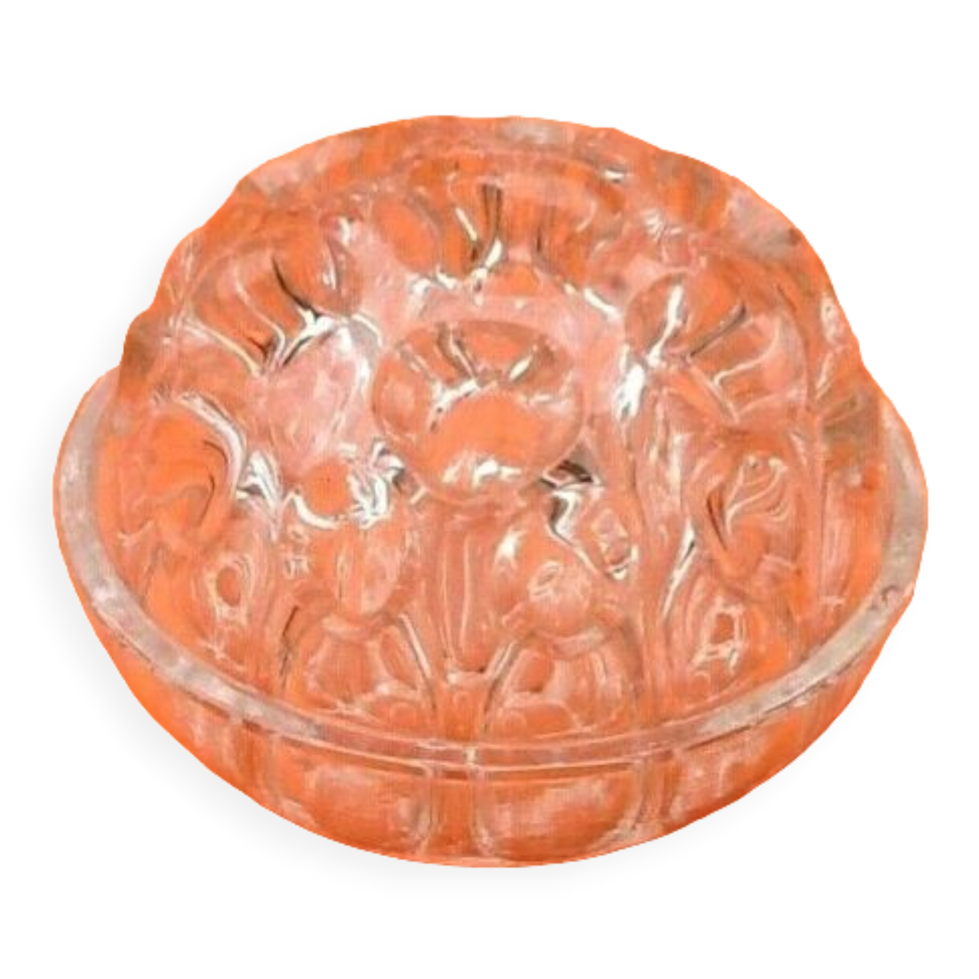 1970s Centerpiece Pique glass flowers Made in France