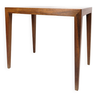 Set Of 2 Side Tables Model 41B Made In Rosewood By Severin Hansen For Haslev Furniture From 1960s