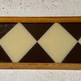 Art deco tray geometry patterns