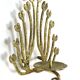 Brass wall candle holder