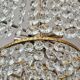 Mid-Century Modern crystal chandelier attributed to Bakalowits.
