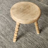 Wooden tripod stool