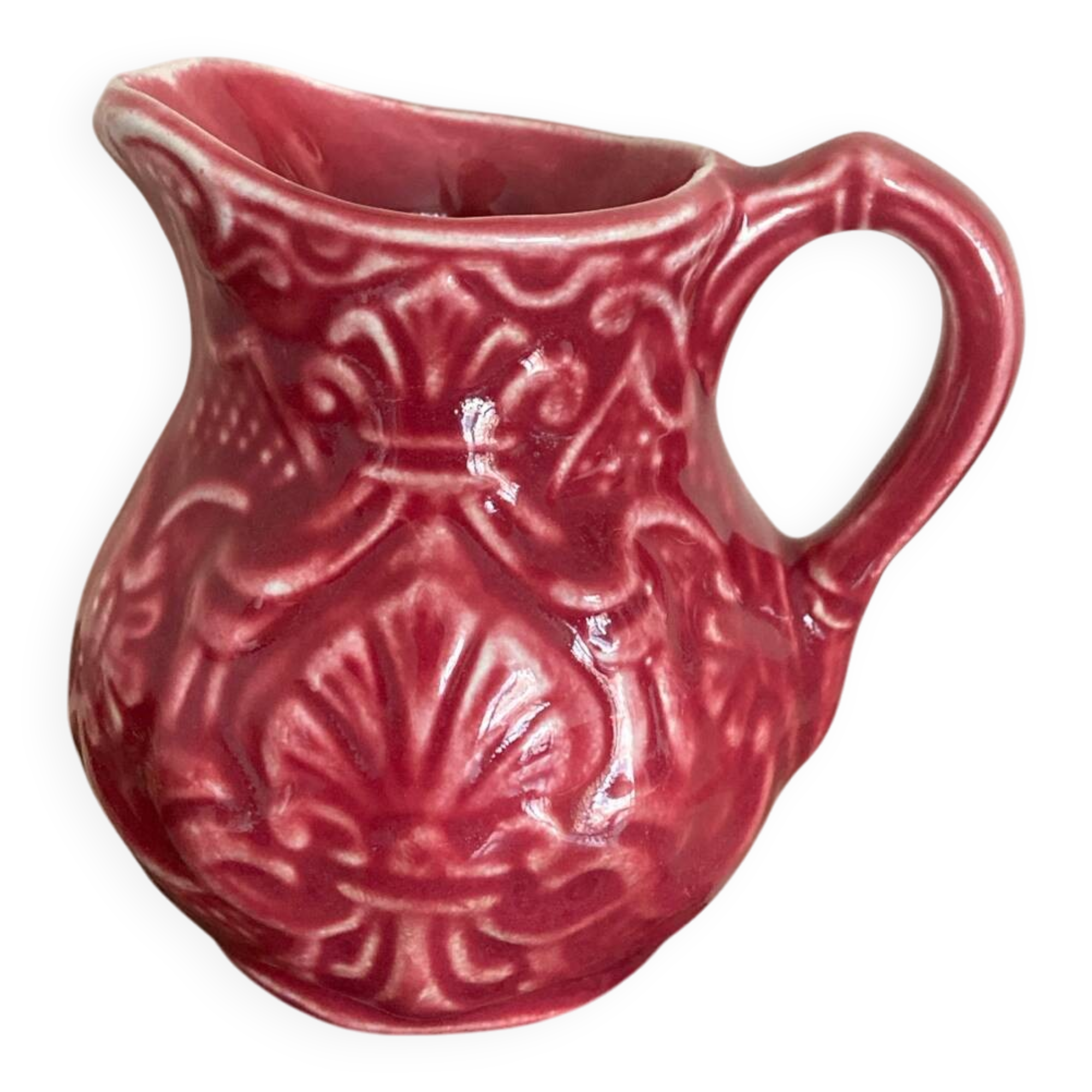 Pink cream jug Onnaing