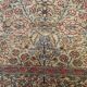 Vintage Turkish Silk Rug, 180x116 cm, Kayseri, Pink Blue Green, Handmade