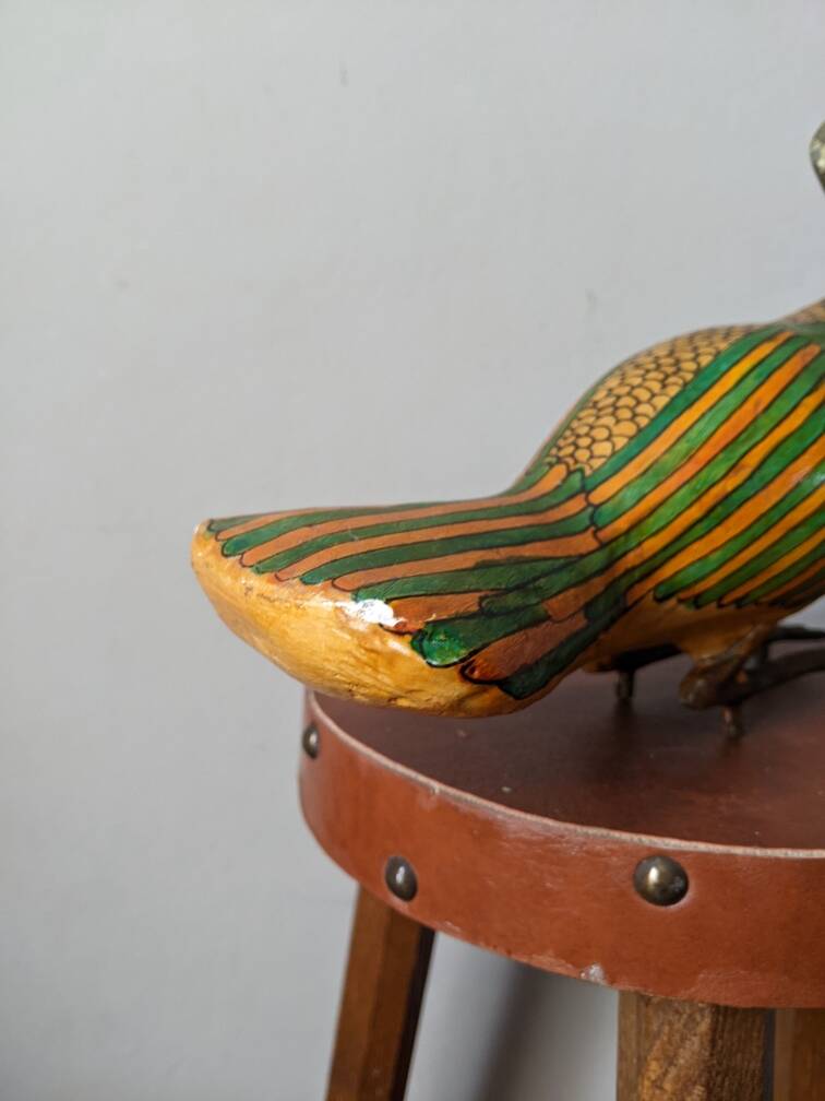 Ibis Egyptian art handcrafted countryside decoration sculpture