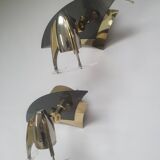 Pair of contemporary German Paul Neuhaus spotlight wall lights