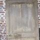 19th century partition door in double-sided solid oak