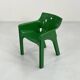 Chaise Gaudi Verte par Vico Magistretti pour Artemide, 1970