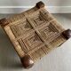 Charpoy stool wood and rope