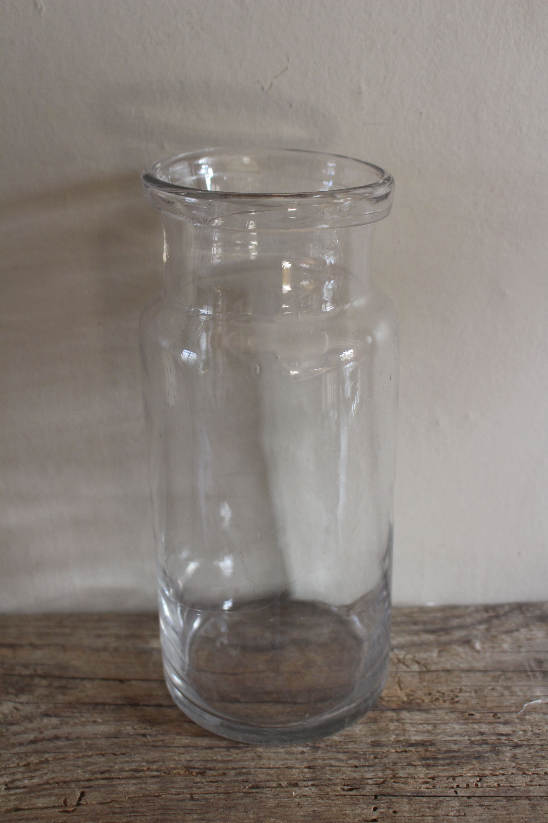 Conservation bottle transparent glass deco diversion