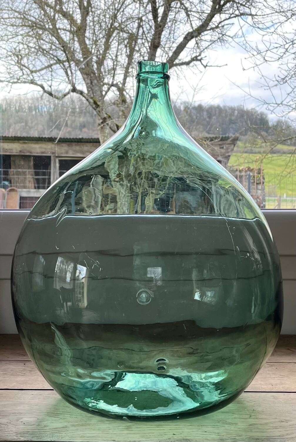 30L turquoise green demijohn
