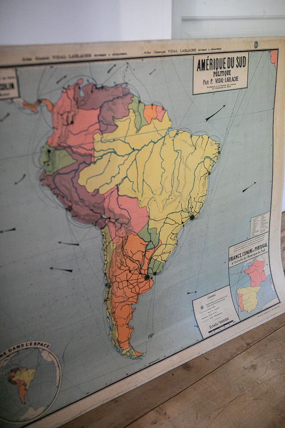 La carte de géographie Amérique du Sud Armand Colin n°20