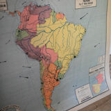 The geography map South America Armand Colin n°20