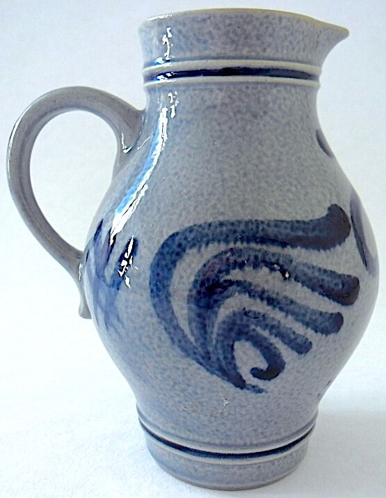 German salt sandstone pitcher decorated with stylized pampres