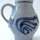 German salt sandstone pitcher decorated with stylized pampres