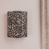 Leopard fabric applique