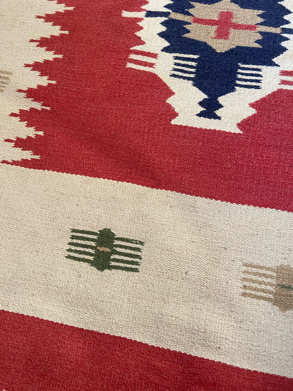 Ethnic wool kilim