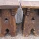 Pair of ancient Gothic stools
