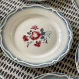 8 flat plates digoin sarreguemines