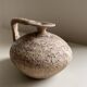 Antique Mediterranean terracotta jar H12.5cm