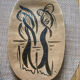 Ceramic plate Jean Lurcat workshop St Vinces