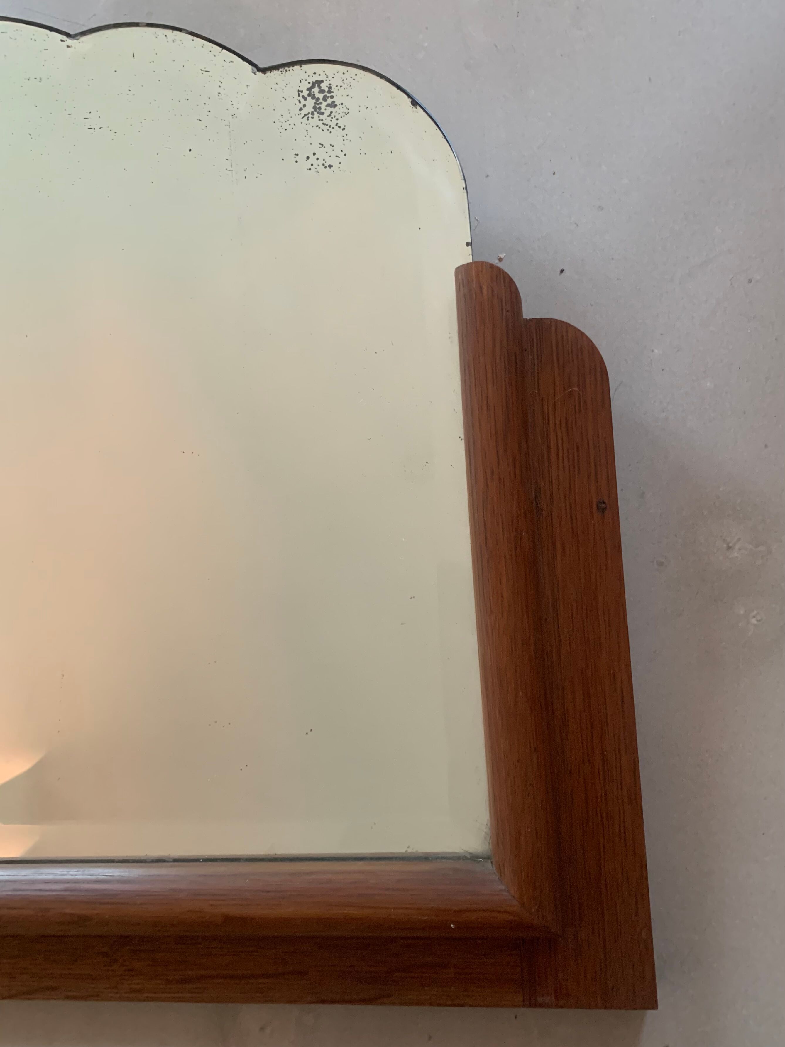 Antique Art Deco mirror