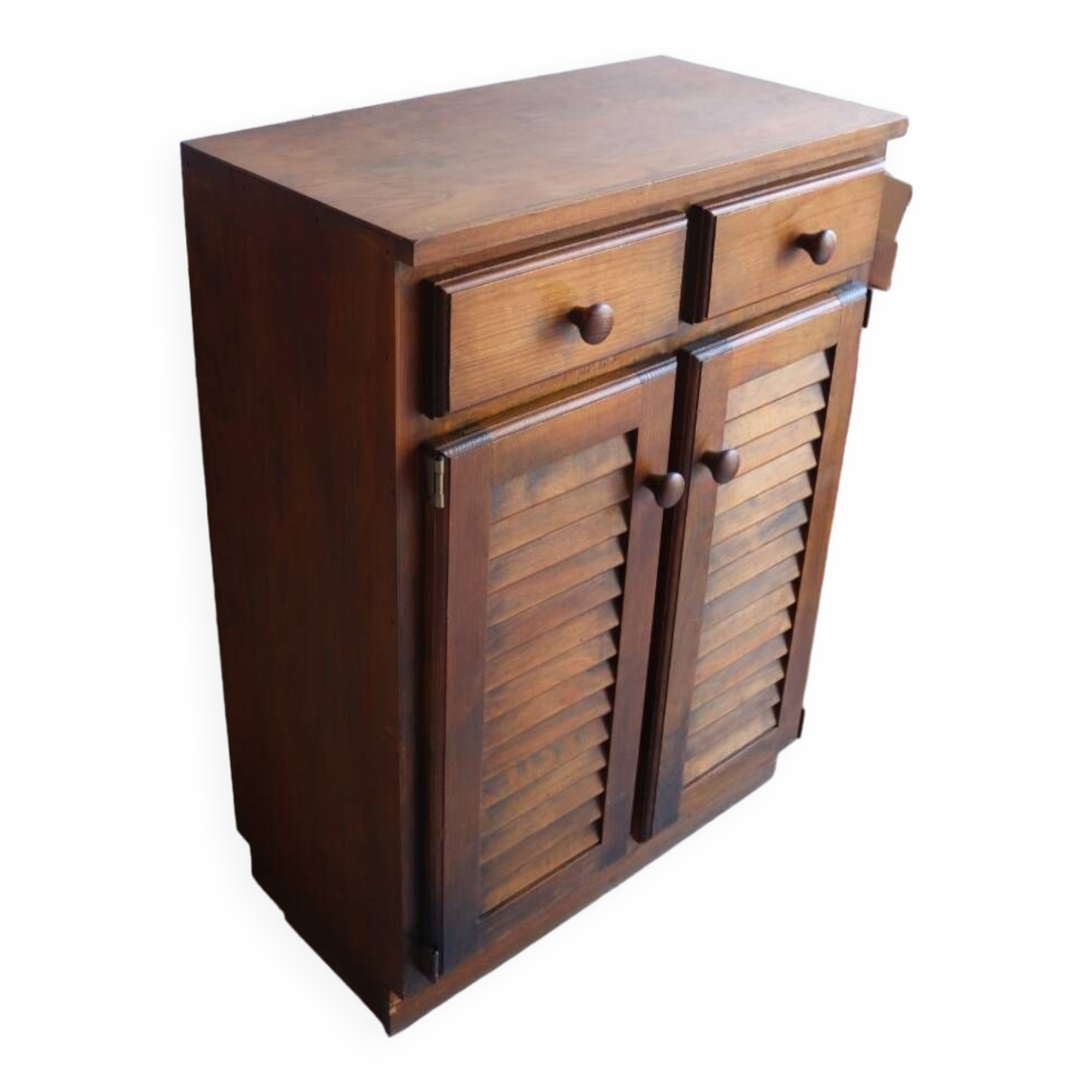 Small vintage wooden sideboard