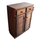 Small vintage wooden sideboard