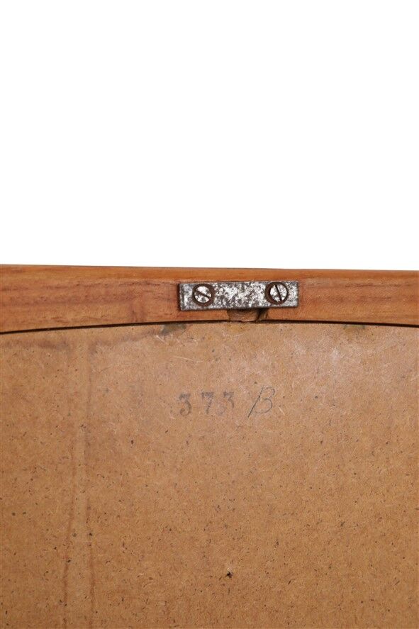 Fully restored mid-century teak mirror / Danish modern design / 1960s