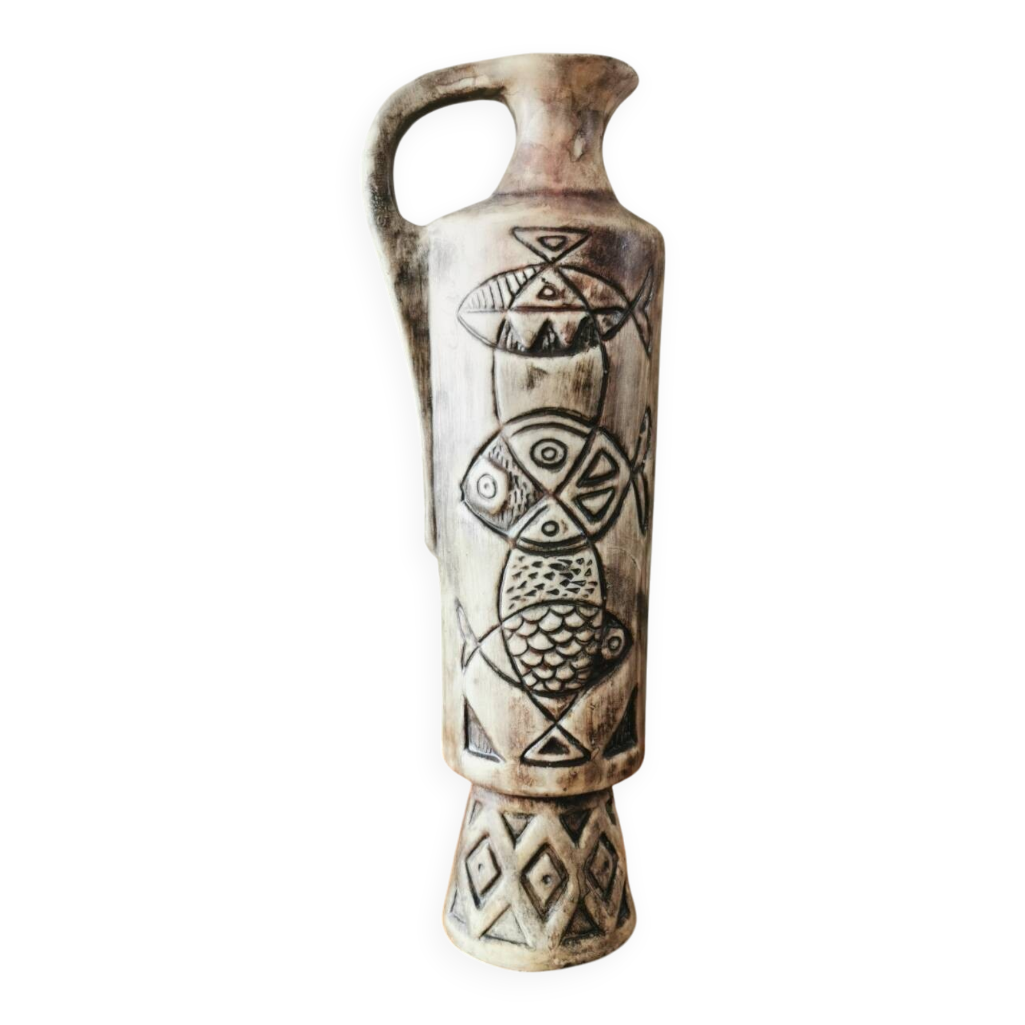 Vase soliflore vintage en céramique de San Marin