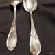 12 silver-plated dessert spoons by Félix Frères
