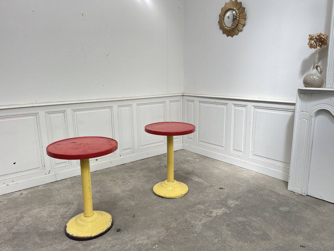 Paire de guéridons Tolix Modèle G