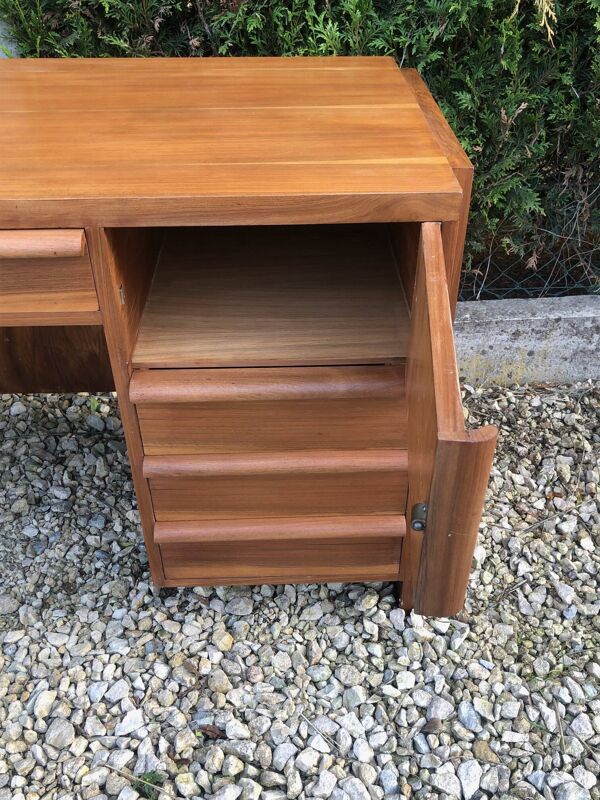 Bureau en teck moderniste