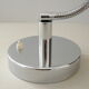 Lampe vintage orientable chrome 1950
