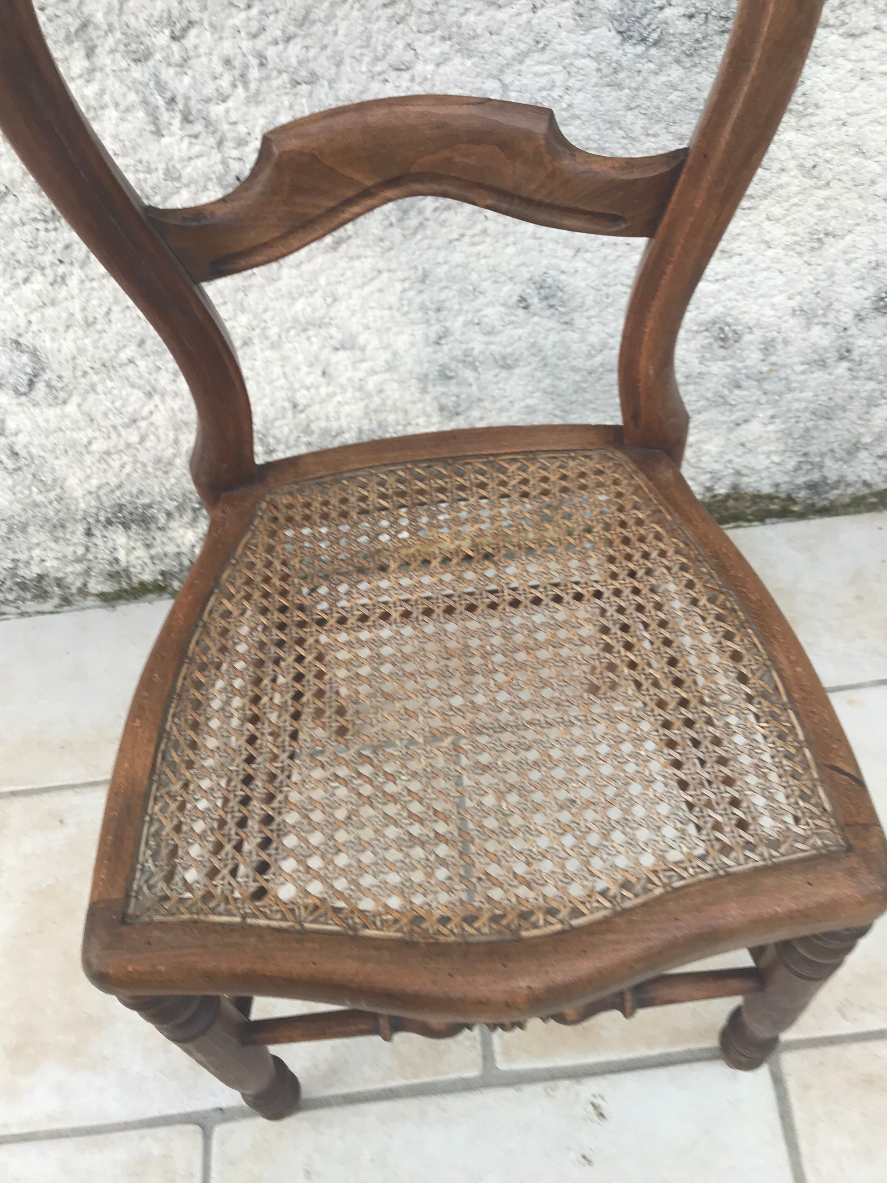 6 old Louis Philippe chairs