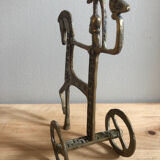 Statuette en laiton