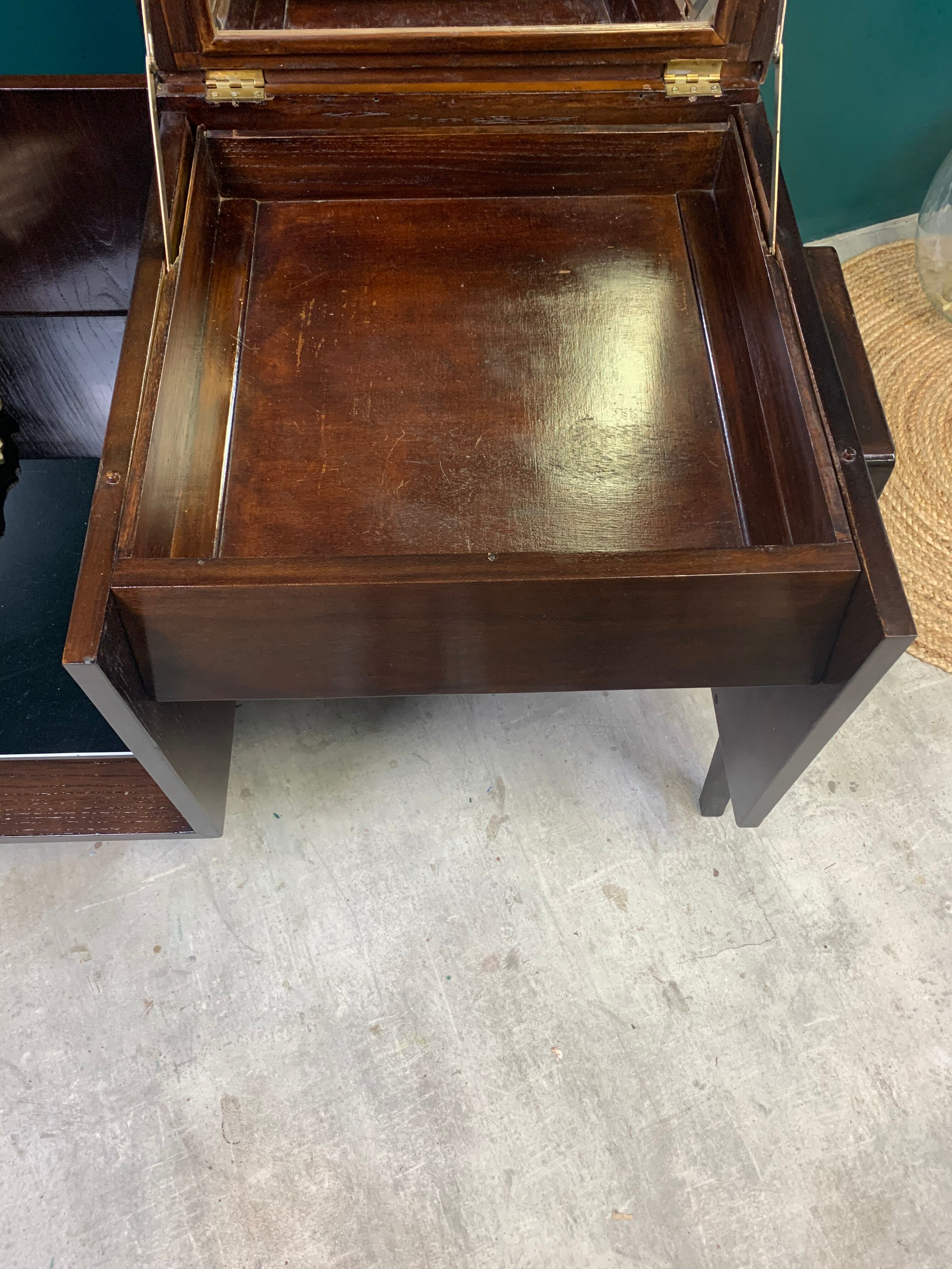 Vintage dressing table with her seat