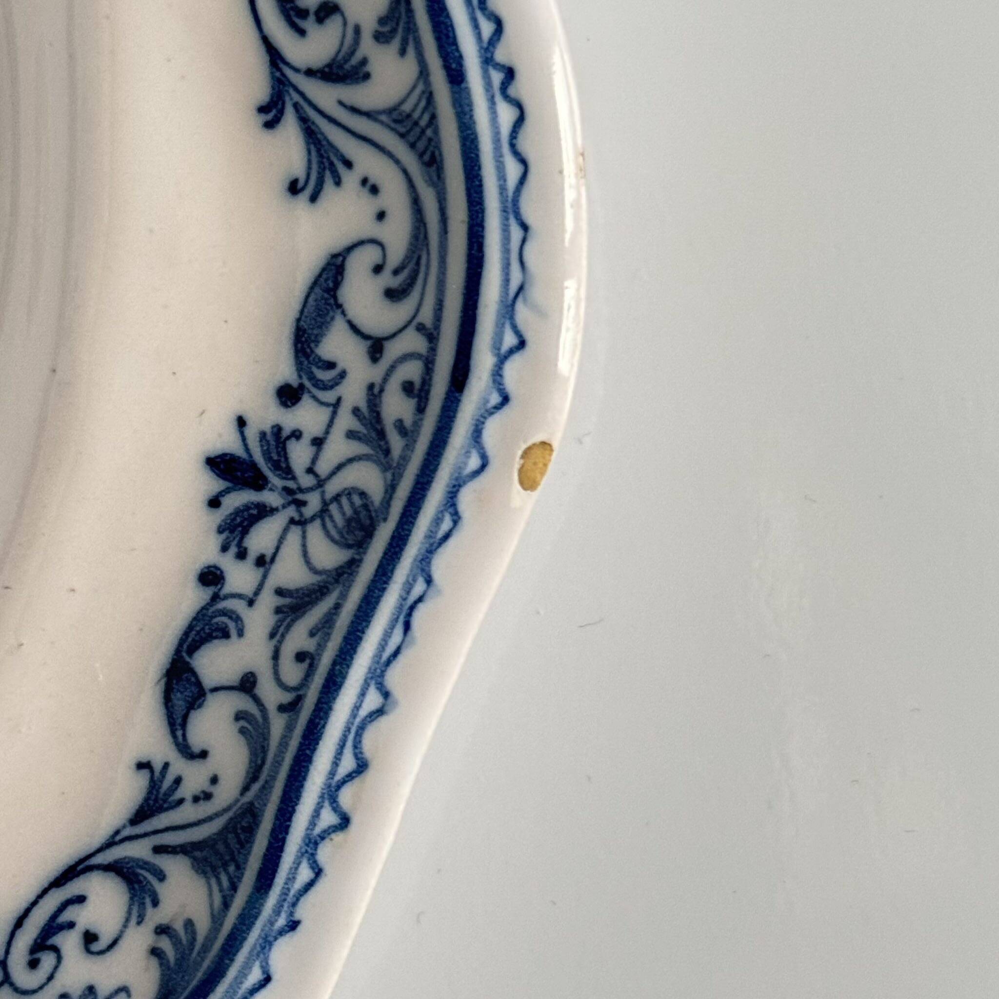 2 Moustiers Earthenware Plates | 18th Century | Colorful Floral Decor