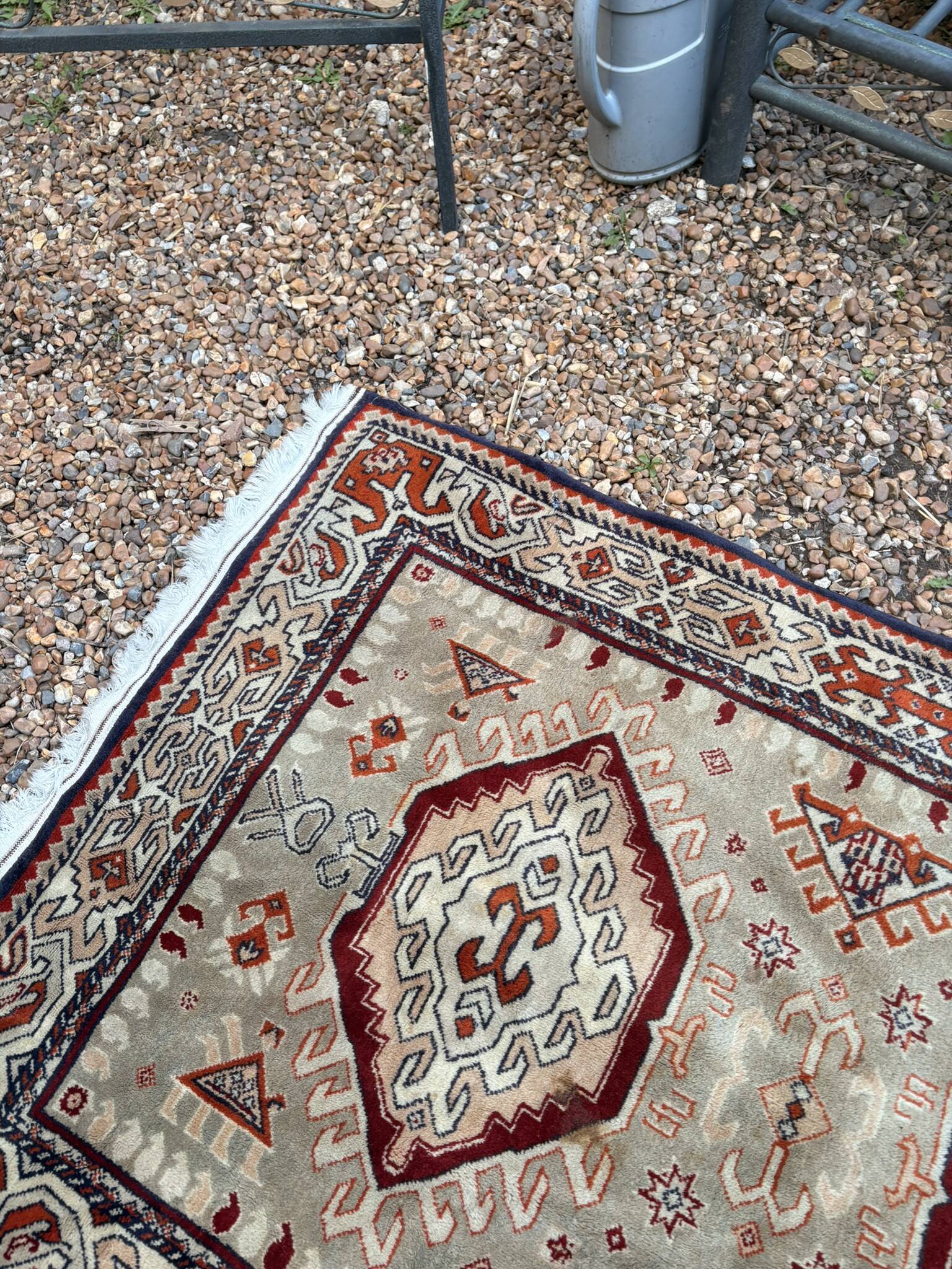 Authentic handmade Shirvan rug 155x100 cm pure Caucasian wool