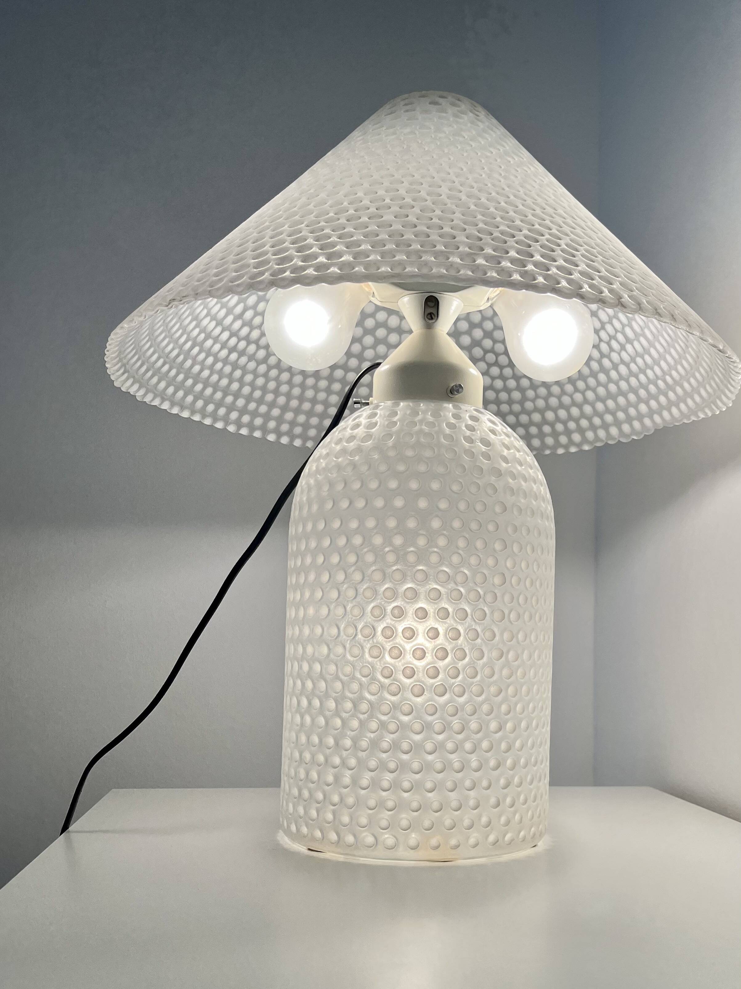Vintage Peill & Putzler Table Lamp • 1970s German Mid-Century Lighting