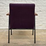 Fauteuil pierre Guariche Meurop tissus d’origine