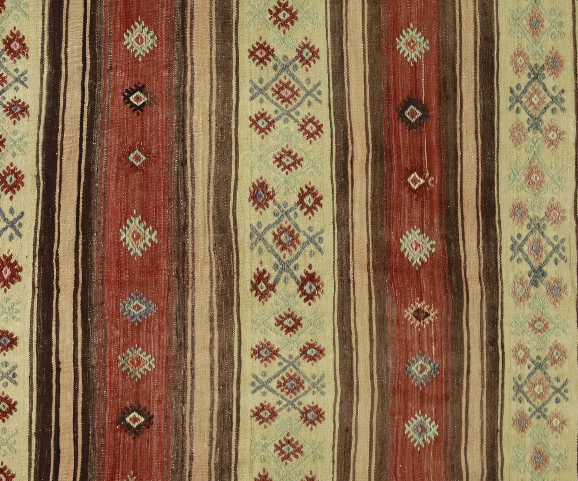Anatolian handmade kilim rug 437 cm x 187 cm