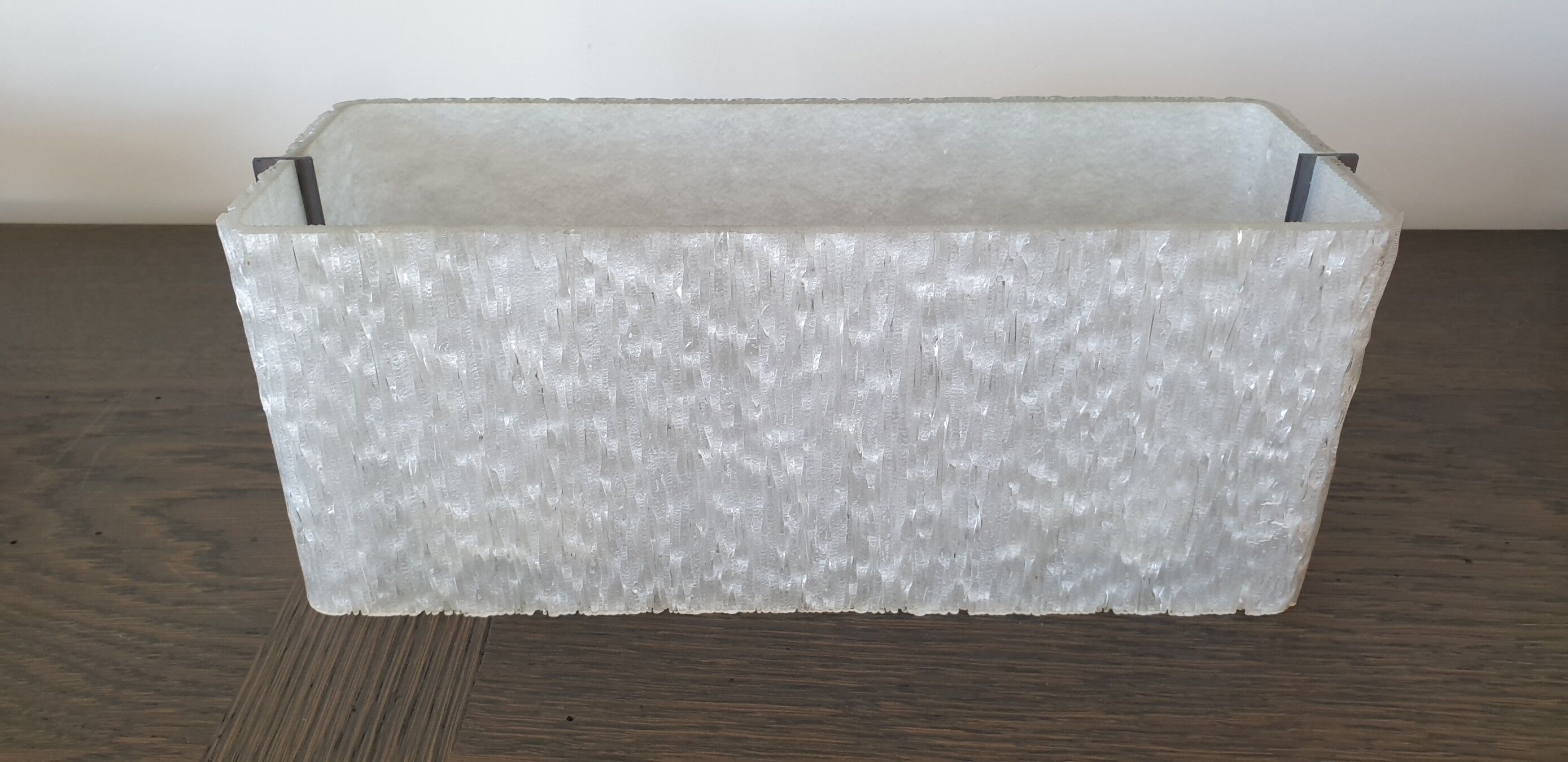 Wall lamp Arlus brass prespex 1950/1960 vintage