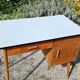Scandinavian beech desk from the 70s