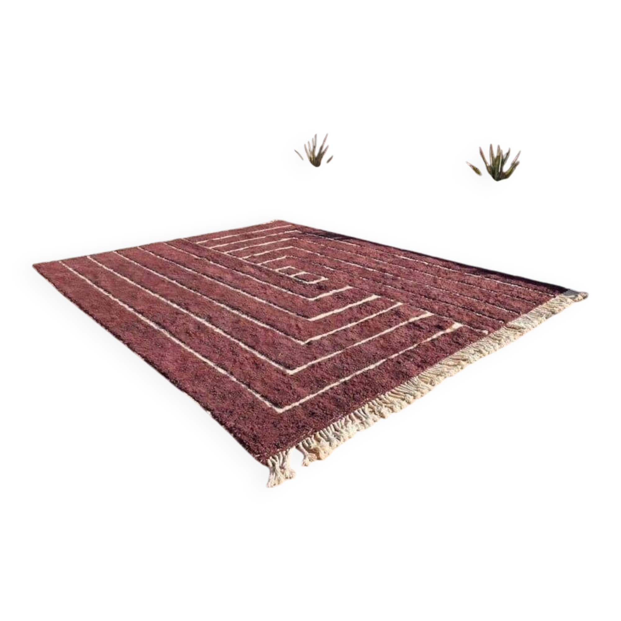 Traditional handwoven Berber rug size 150x250 cm