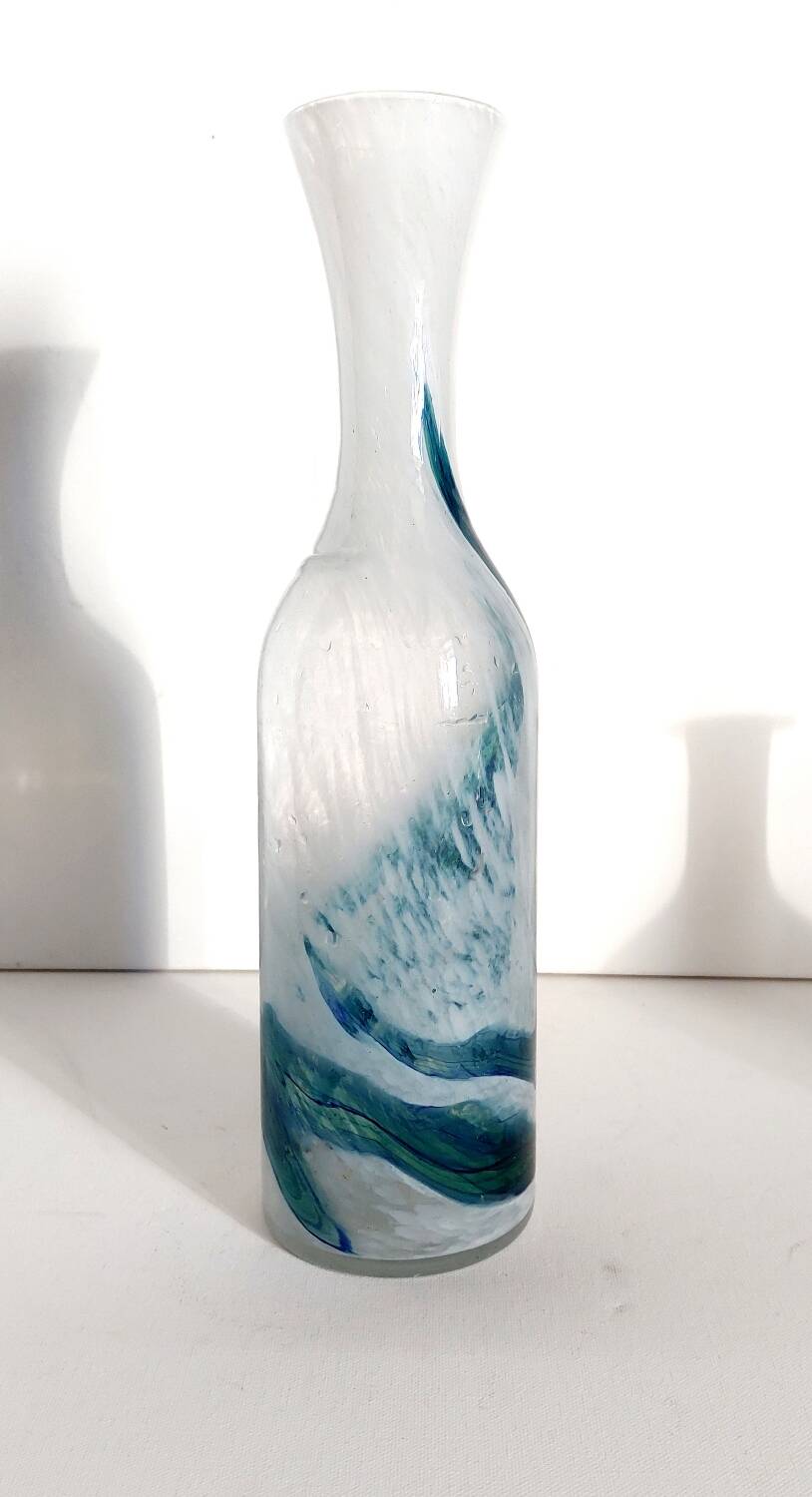 Blown glass vase
