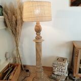 Vintage wooden floor lamp revisited