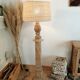 Vintage wooden floor lamp revisited